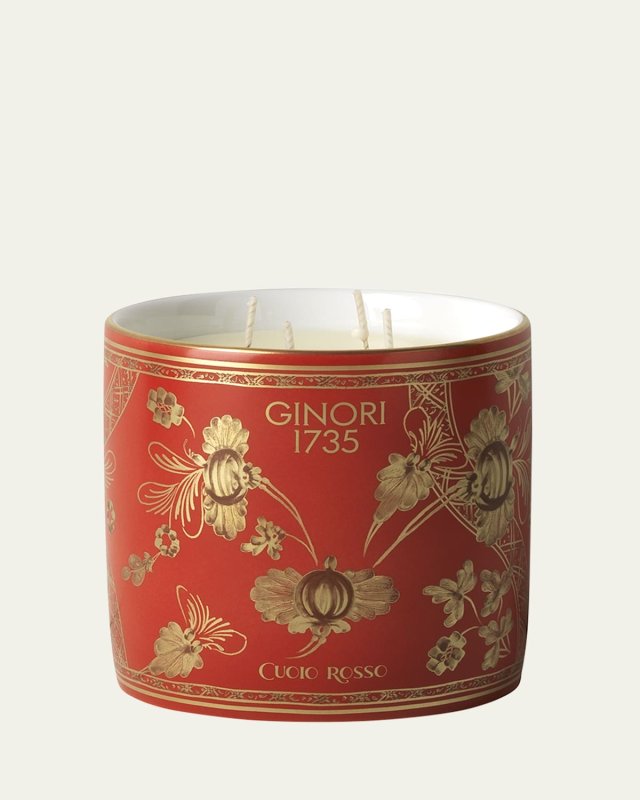 Oriente Italiano Rubrum Cuoio Rosso Candle, 700g
